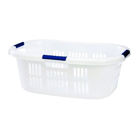 RUBBERMAID White Polyethylene Laundry Basket 2997-87